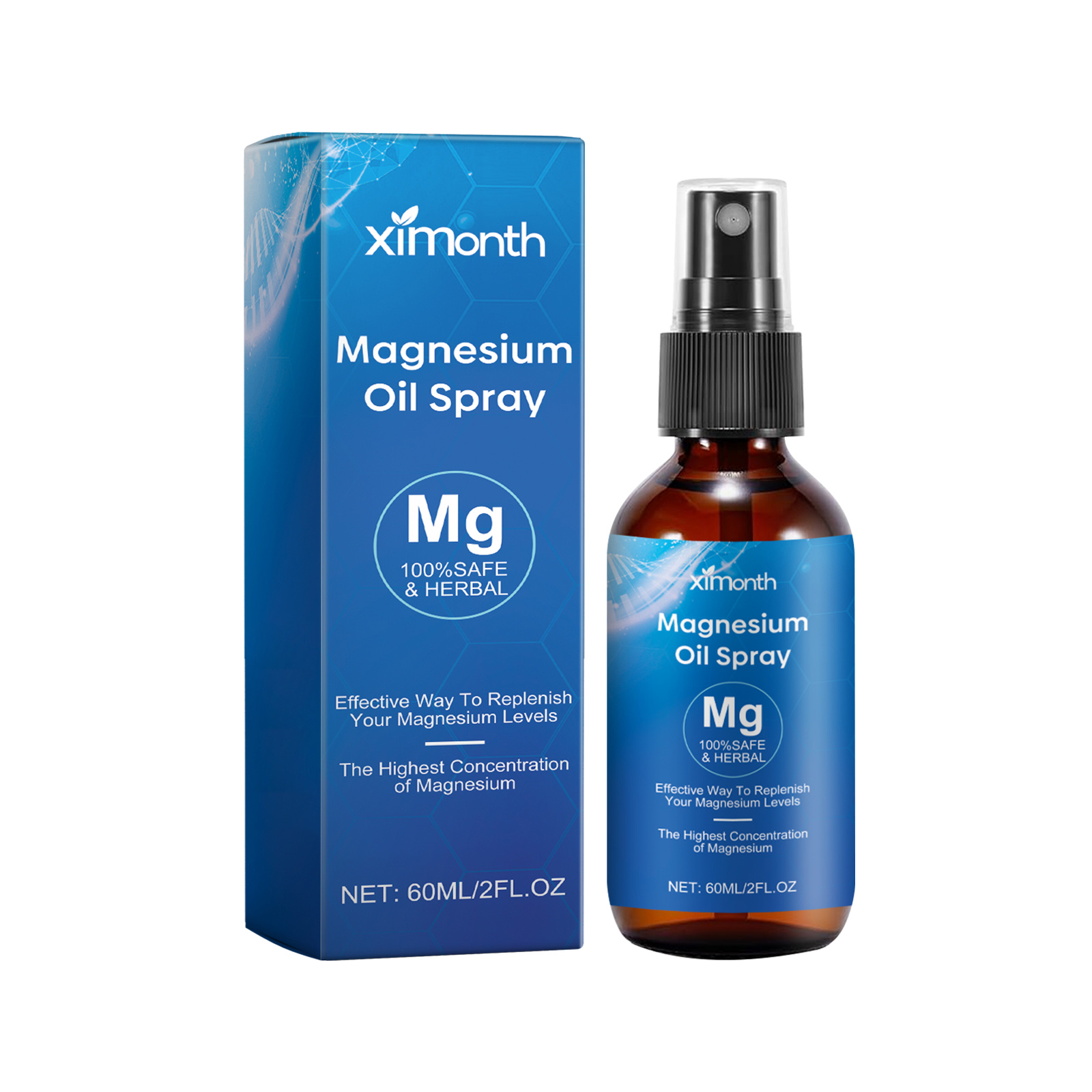 Bath Salts Magnesium - Spray de Óleo de Magnésio, Spray