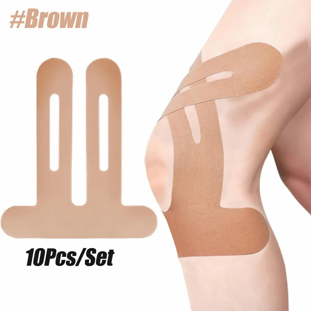 Sports Taping Precut - Fita de Kinesiologia para Joelhos, Impermeável