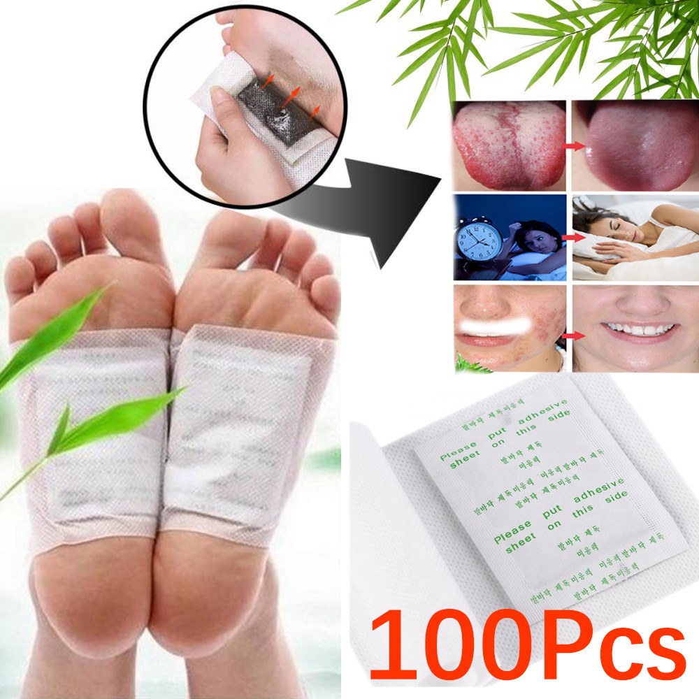 Detox Foot Patch - 100 pçs/lote desintoxicação pé remendo almofadas