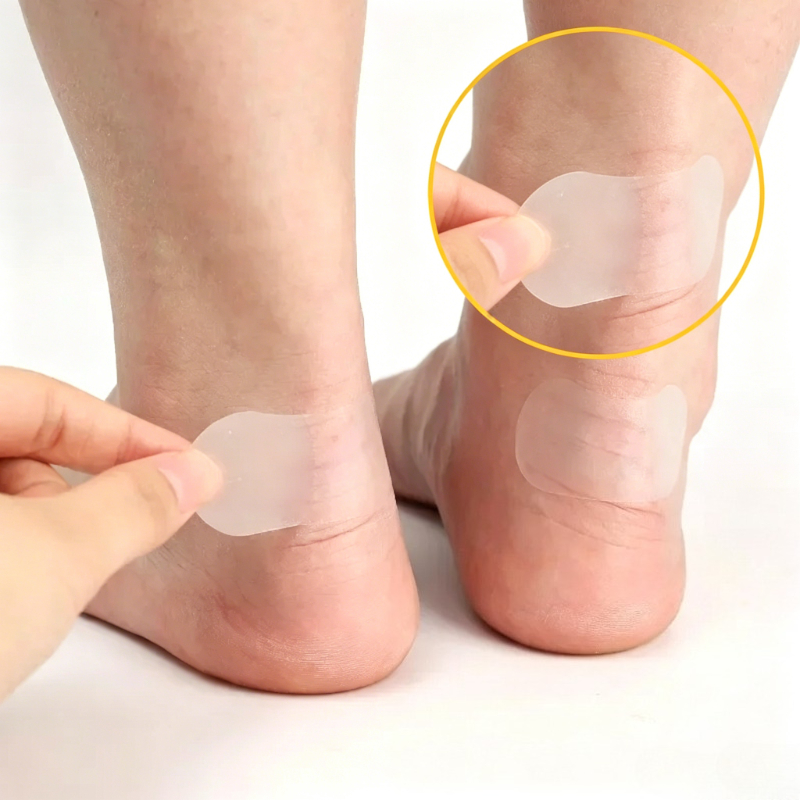 Detox Foot Patch - Protetor de Calcanhar em Gel Invisível