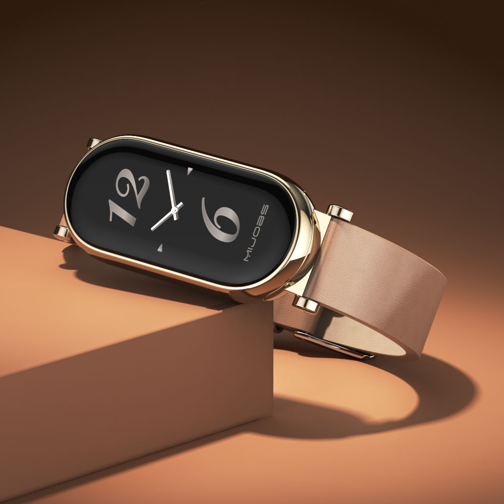 Pulseira de couro para mi band - Health Wellness Bracelet avaliação e preço