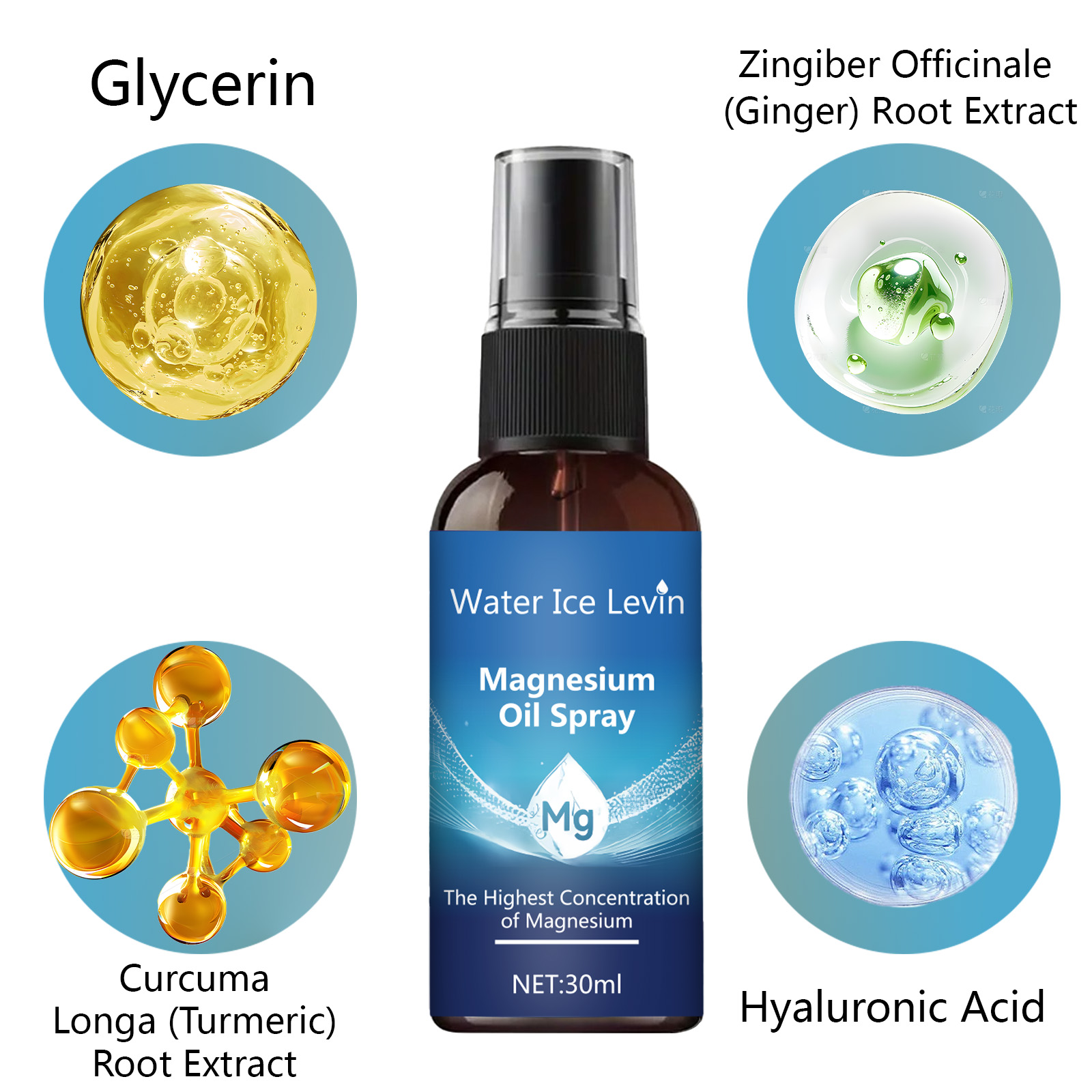 Óleo de Magnésio em Spray para - Bath Salts Magnesium avaliação e preço