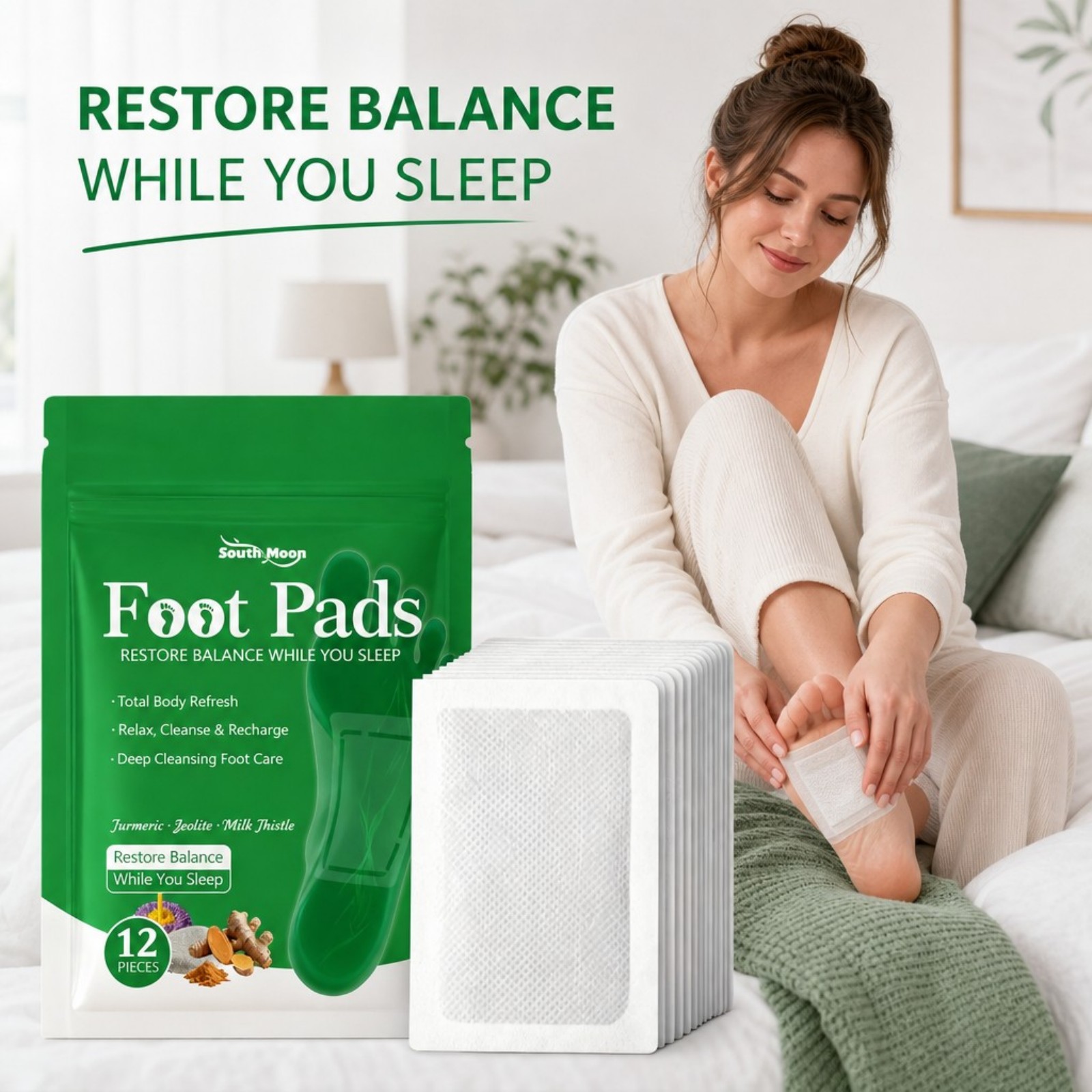 12/36/60/120 unidades de Adesi - Detox Foot Patch avaliação e preço